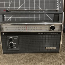 Vintage Working Clean Sony FM/AM Radio JAPAN Solid State TFM-7300W picture
