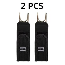 2PCS Tactical Metal Hook Elastic Belt Buckle-Less Invisible Waist Belt Closure picture