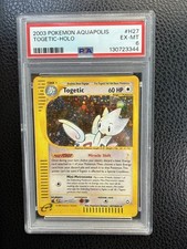2003 POKEMON AQUAPOLIS #H27 TOGETIC-HOLO PSA 6 EX-MT picture