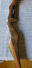 Bear Archery Super Kodiak Hunter Recurve Bow RH 60in 55lb 28in Draw Wood picture