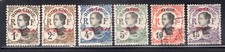 France Offices in Canton 1908 Short Set of 6 Overprints, Scott 48-53 MH & used picture