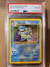 1999 Pokémon Blastoise #2/102 Base Set Holo PSA 8 NM-MT Very Nice card picture