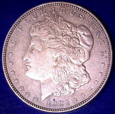 1921-d Morgan Dollar 90% Silver $1 US Coin Denver **FREE SHIPPING** picture