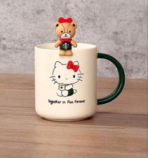 Starbucks Taiwan Tiny Chum Hello Kitty Silicone Mug Clip New Unused picture