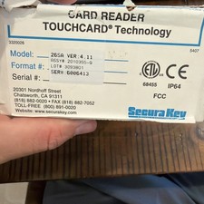 Securakey Entracomp 26SA Touch Card Surface Mount RFID Reader picture