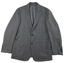 Kroon Mens Blazer Grey Wool Size 40R Sports Coat picture