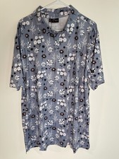 Yatta Golf Men's XXL Standout Performance Short Sleeve Polo Shirt Vintage Flora picture
