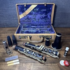 Rare Vintage Leblanc Paris Wood Clarinet France Serial 4587 Project Restoration picture
