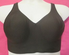Hanes RN15763 Wirefree Convertible Straps Spandex Black Bra XL picture