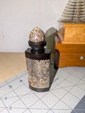 Authentic Hand-Carved scent bottle by artist Jon Sauer picture