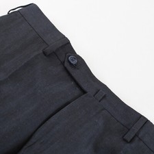 Incotex NWT Flat Front Dress Pants Size 48 32 US Tonal Blue Wool Blend picture