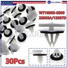 Rocker Panel Deck Lid Moulding Clips w/ Sealer For Ford FUSION MKZ 2013-On 30Pcs picture