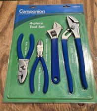 NOS Vntg SEARS Companion 4pc Pliers Slip Arc Joint 8
