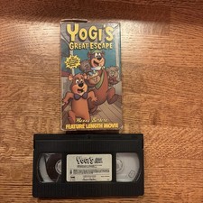Vintage Yogi's Great Escape VHS Tape - Kids Klassics / Hanna-Barbera 1989 TESTED picture