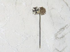 Miniature Iron Cross Front Kämpfer Pin Pin Pin WW1 Deutsch picture