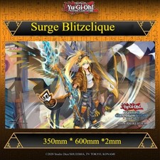 for Yu-Gi-Oh TCG OCG Trading Card Games Rubber Play Mat - Surge Blitzclique picture