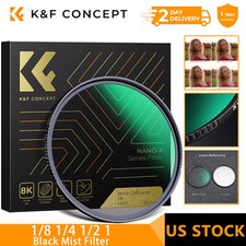K&F CONCEPT Black Mist Filter Soft Diffusion 1/8 1/4 1/2 1 49/67/77/82mm Nano-K picture