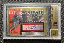 JASON KIDD 2004-05 Topps Pristine Personal Endorsements GOLD Auto /25 BGS 9.5/10 picture