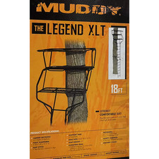 Muddy Legend XLT 2 Man Tree Stand 18 FT. - 500 lb. Rated - 2 Four Point Harnesse picture