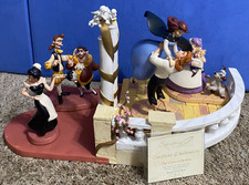 Wdcc Disney The Curse Is Broken Set Rare Beauty And The Beast w/ COA for Figures picture