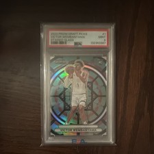 Panini 2023-24 Prizm Draft Picks Stained Glass Victor Wembanyama #1 RC picture