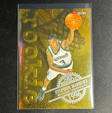 SkyBox 1996-97 NBA Hoops Stephon Marbury Rookie Insert #17 Timberwolves NBA picture