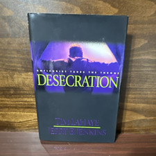Tim LaHaye & Jerry B. Jenkins Desecration Left Behind Hardcover DJ 2001 picture