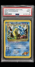Misty's Gyarados 13/132 Holo PSA 9 NM-MT 2000 Pokemon Gym Challenge  picture