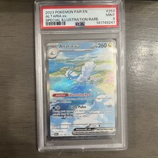 Pokémon TCG Altaria EX Paradox Rift Holo Card SIR 253/182  PSA 9 picture