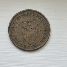 1919-S US Philippines One Centavo 1c (scarce date) nice shape w71 picture