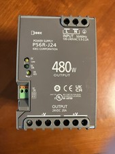 IDEC PS6R-J24 DIN Rail Power Supply 24VDC 20A 480W 100-240VAC picture