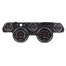 New Vintage USA 1967 Series Gauge Kit Mustang 67-68 Black W/ Electronic Speed... picture