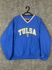 Vintage Tulsa Golden Hurricane Pro Player Windbreaker Men’s Size XL Blue Gold picture