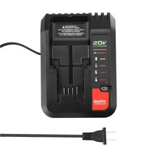 Quick Charger For PORTER CABLE 20V MAX Lithium Battery Charger PCC691L PCC692L picture