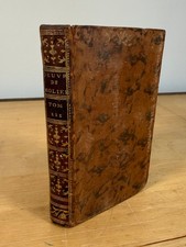1770 Oeuvres de Moliere Tome III Antique French Leather Book - Paris Lambert picture