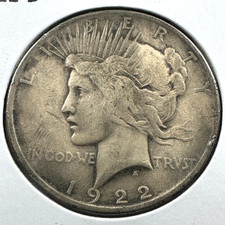 1922-S $1 Silver Peace Dollar (90620) picture
