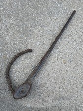Antique Billings & Spencer No. 37 Pipe Chain Wrench USA 37” Plumbing Tool picture