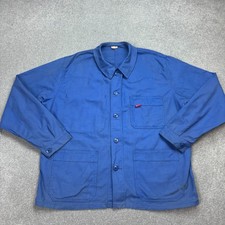 VTG French Jacket Adult Large Blue Adolphe Lafont Workwear Canvas Chore Mens picture