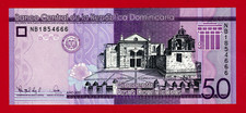 RARE 2021 DOMINICAN REPUBLIC FIFTY 50 PESOS DOMINICANOS (Pick-189g) Prefix 