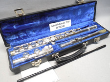Gemeinhardt 2SP Silver Plated Flute  w/  Case  New Pads - Polished - Overhauled picture