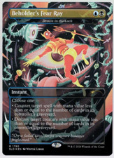 Beholder's Fear Ray - Drown in the Loch 1790 Rainbow Foil DnD Secret Lair MTG NM picture