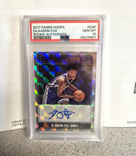 2017-18 Panini NBA Hoops De'Aaron Fox Rookie Autograph #RA-DAF PSA 89215651 picture