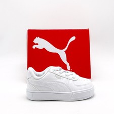 *NEW* TODDLER/ENFANTS PUMA CAVEN AC INF (TD) PUMA WHITE / WHITE (382058 01) 👍 picture