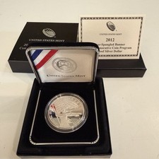 2012 Star-Spangled Banner Commemorative Coin Program Proof Silver Dollar picture