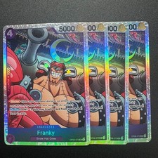 4x Franky OP09-072 SR - One Piece TCG English Playset - Near Mint Purple Enel picture