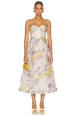 Zimmermann Women's floral midi  Dress Size 1 picture