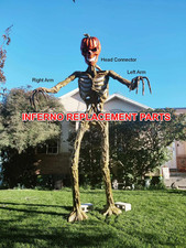 Inferno Deadwood 12 Ft Pumpkin Skeleton Replacement Connectors Head Arm Parts picture
