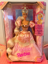 1997 Vintage Barbie Rapunzel Doll #17646 Mattel NRFB Never Removed Long Hair picture