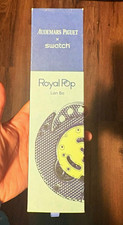 Swatch Royal Pop Lan Ba Blue Quartz Date 41mm 30m w/Box Papers Manual picture
