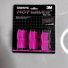 HOT WAVES 3M HOT PINK  VINTAGE WINDSHIELD WIPER SPOILER AID  80s KOKOMO RALLY picture